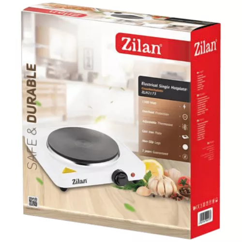 Zilan ZLN2173 Szabadonálló Vasmagos főzőlap Keret nélküli,1500 W,Mechanikus vezérlés,Gyerekzár nincs,nélkül
