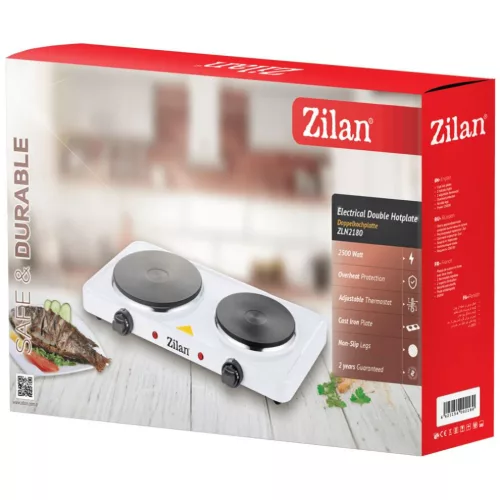 Zilan ZLN2180 Szabadonálló Vasmagos főzőlap Keret nélküli,2500 W,Mechanikus vezérlés,Gyerekzár nincs,nélkül