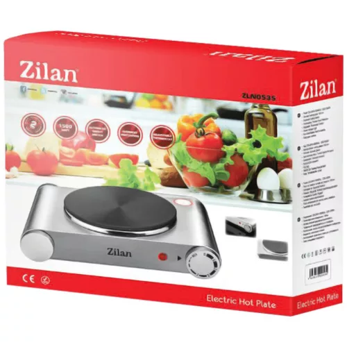 Zilan ZLN0535 Szabadonálló Vasmagos főzőlap Keret nélküli,1500 W,Mechanikus vezérlés,Gyerekzár nincs,nélkül