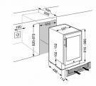 Liebherr UWTes 1672 Beépíthető borhűtő,