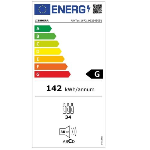 Liebherr UWTes 1672 Beépíthető borhűtő,