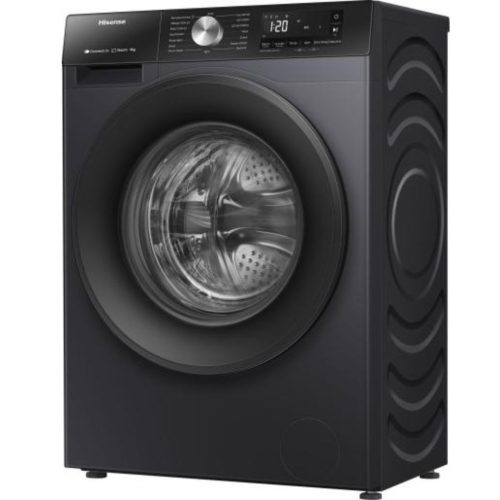 Hisense WF3S9043BB3 Elöltöltős mosógép A,9 kg,Normál mélység,1400 ford/perc,72 dB,Inverter motorral,Gőzfunkció nélkül