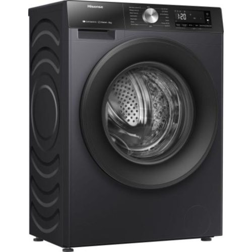 Hisense WF3S8043BB3 Elöltöltős mosógép A,8 kg,Normál mélység,1400 ford/perc,72 dB,Inverter motorral,Gőzfunkcióval