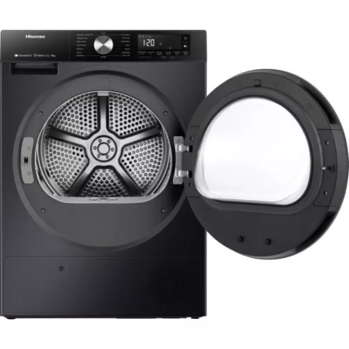Hisense DH3S902BB3 Hőszivattyús szárítógép A+++,9 kg,64 dB, Inverter motor 