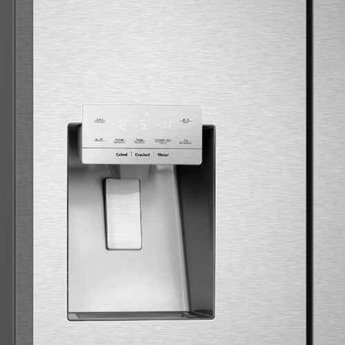 Hisense RQ760N4SASE 4 ajtós hűtőszekrény fagyasztóval E,352L/232L,Nofrost,37 dB,Szél: 91.4 cm,Mag: 178.5 cm,Mély: 72.5 cm