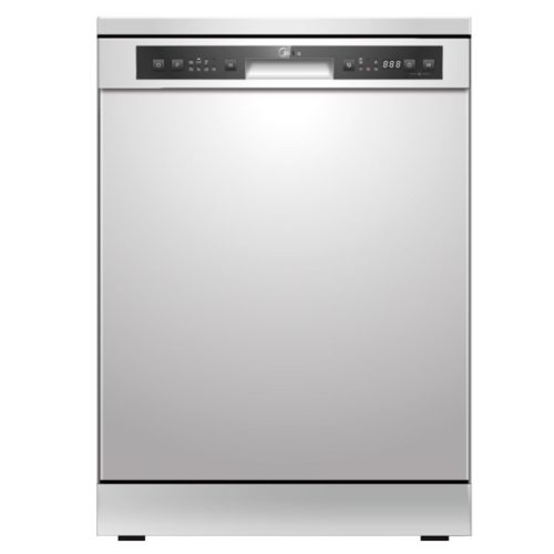 Midea MFD60S120X-HR Szabadonálló mosogatógép,12 teríték,11 L,6 prog.,49 dB,E,Alsó evőeszk.,60 cm,Digit.kijelző,Autom.ajtónyit.nélkül