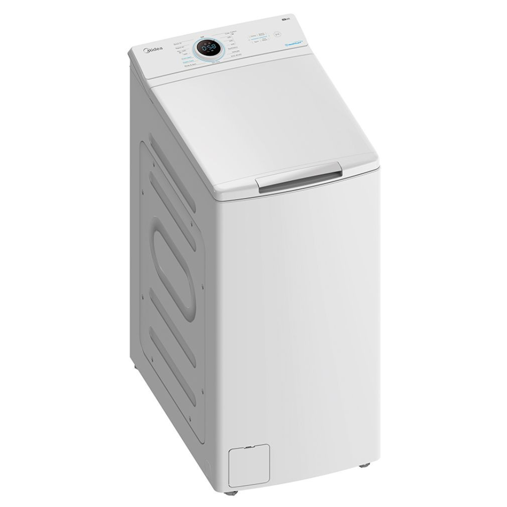 Midea MF100T60B/W-HR Felültöltős mosógép A,6 kg,1200 ford/pe