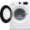 Gorenje WNEI82B Elöltöltős mosógép B Energiaosztály, 8 kg, Normál mélység, 1200 fordulat/perc, Centrifugálási zajszint: 74 dB, Inverter motorral,  Gőzfunkció nélkül