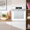 Gorenje BPSA6747A08WG Beépíthető Sütő 12 funkcióval,77 L,Teleszkópos sütősín,Pirolitikus