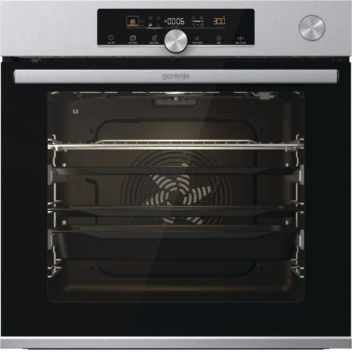 Gorenje BPSA6747A08X Beépíthető Sütő 12 funkcióval,77 L,Teleszkópos sütősín,Pirolitikus