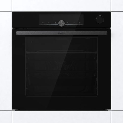 Gorenje BSA6747A04BG Beépíthető Sütő 12 funkcióval,77 L,Teleszkópos sütősín,Gőztisztítás