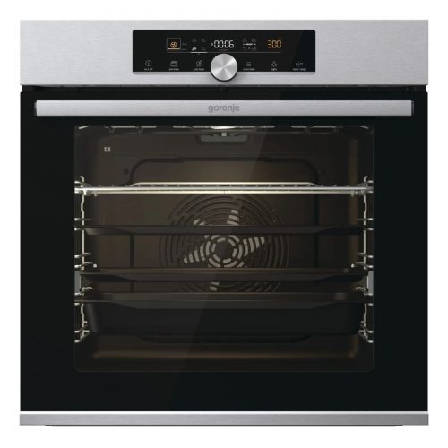 Gorenje BPS6747A06X Beépíthető Sütő 12 funkcióval,77 L,Teleszkópos sütősín,Pirolitikus