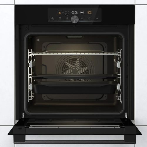 Gorenje BOS6747A01BG Beépíthető Sütő 12 funkcióval,77 L,Teleszkópos sütősín,Gőztisztítás