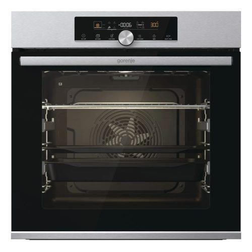 Gorenje BOS6747A01X Beépíthető Sütő 12 funkcióval,77 L,Teleszkópos sütősín,Gőztisztítás