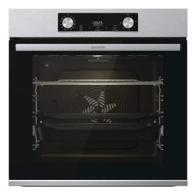   Gorenje BPS6737E14X Beépíthető Sütő 12 funkcióval,77 L,Teleszkópos sütősín,Pirolitikus