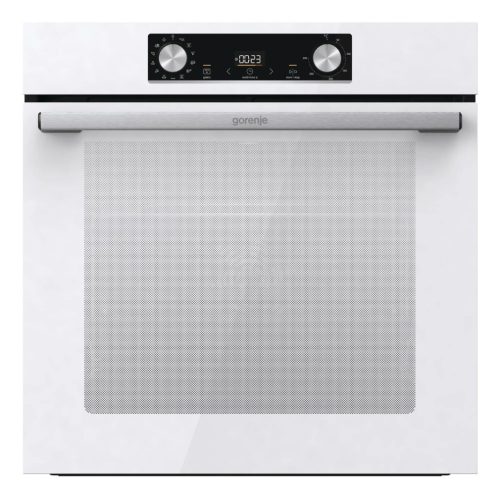 Gorenje BOS6737E06WG Beépíthető Sütő 12 funkcióval, Digit. Kijelzővel, 77 L, Teleszkópos sütősín, Öntisztító funkció: Könnyen tisztítható