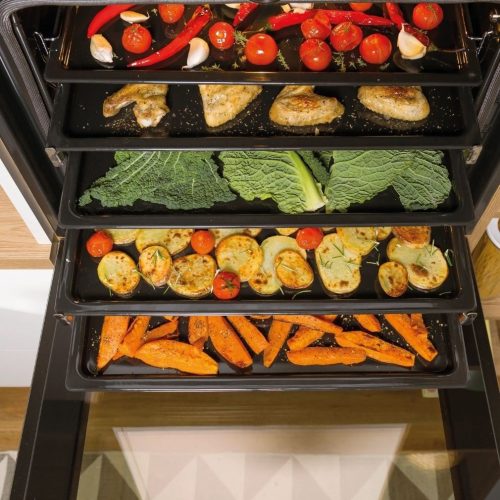 Gorenje BO6735E05B Beépíthető Sütő 10 funkcióval,77 L,Teleszkópos sütősín,Gőztisztítás