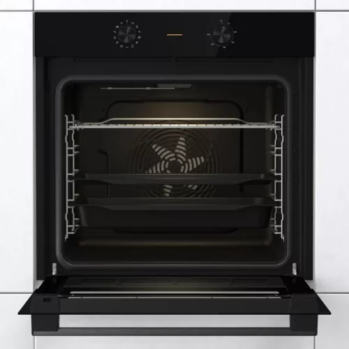 Gorenje BO6717E03BG Beépíthető Sütő 12 funkcióval,77 L,Teleszkópos sütősín nélkül,Gőztisztítás