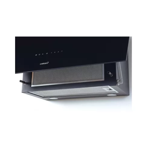 Cata GRECO 70 BK Can Roca Fali páraelszívó LED világítás 1 db motor,1200 m3/h,50-67 dB,70 cm széles,A