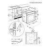 Electrolux EOF3H40BW Beépíthető Sütő,65 L,Teleszkópos sütősín nélkül,Gőztisztítás