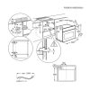 Electrolux EVM8E08X Beépíthető Sütő és Mikrohullámú Sütő,42 L,Teleszkópos sütősín nélkül,Könnyen tisztítható