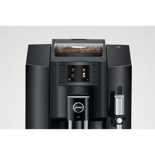 Jura E8 Piano Black Őrlőműves automata Kávéfőző