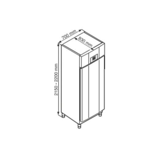 Liebherr BGPv 6520 Sütőipari,cukrászati fagyasztószekrény
