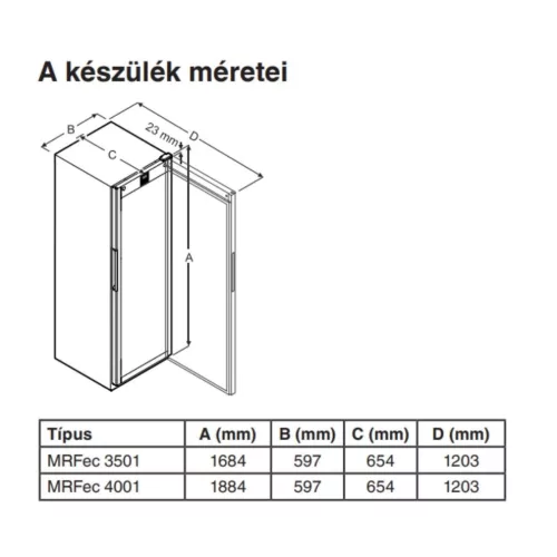 Liebherr MRFec 3501 ipari italhűtő