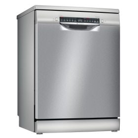   Bosch SMS4HVI45E Szabadonálló mosogatógép 13 teríték, 7.5 L fogyasztás, 6 program,  46 dB zajszint, E energia, Felső evőeszköztartó , 60 cm, Digit. kijelző, Automata ajtónyitás nélkül