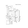 Electrolux ENS8TE19S Beépíthető Alulfagyasztós hűtőszekrény, bútorlap nélkül E Energiaosztály, Hűtő: 213.8L, Fagyasztó: 62.4L, Nofrost, Zajszint: 35 dB, Szél: 54 cm, Mag: 188.4 cm, Mély: 55 cm, Digitális kijelzővel