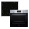 Bosch HBF133BR0 Beépíthető Sütő + HOMEFORT HFBK64T2B Beépíthető Kerámia főzőlap