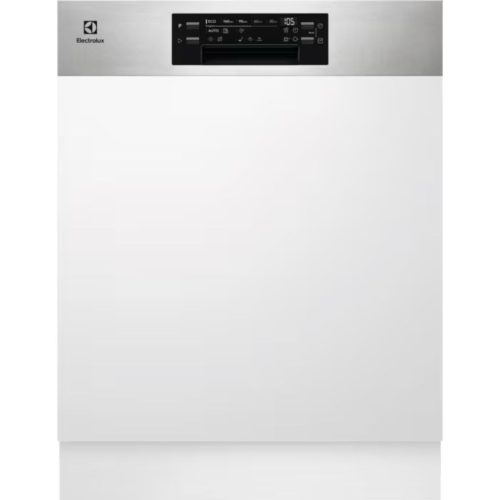 Electrolux EES47310IX Beépíthető mosogatógép, bútorlap nélkül 14 teríték, 9.9 L fogyasztás, 8 program,  44 dB zajszint, D energia, Alsó evőeszköztartó , 60 cm, Digit. kijelző, Automata ajtónyitással