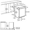 Electrolux EES47310IX Beépíthető mosogatógép, bútorlap nélkül 14 teríték, 9.9 L fogyasztás, 8 program,  44 dB zajszint, D energia, Alsó evőeszköztartó , 60 cm, Digit. kijelző, Automata ajtónyitással