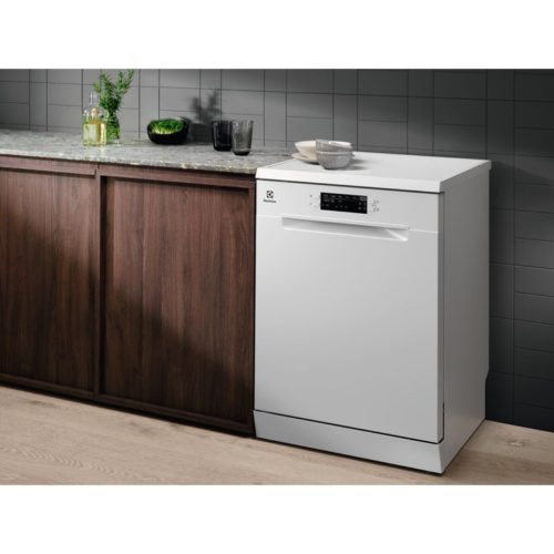 Electrolux ESA47300SW Szabadonálló mosogatógép 13 teríték,9.9 L,8 prog.,46 dB,D,Felső evőeszk.,60 cm,Digit.kijelző,Autom.ajtónyit.