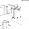 Electrolux ESA47300SW Szabadonálló mosogatógép 13 teríték, 9.9 L fogyasztás, 8 program,  46 dB zajszint, D energia, Felső evőeszköztartó , 60 cm, Digit. kijelző, Automata ajtónyitással