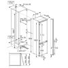 Electrolux ENP7MD19S Beépíthető Alulfagyasztós hűtőszekrény, bútorlap nélkül D Energiaosztály, Hűtő: 207L, Fagyasztó: 62L, Nofrost, Zajszint: 35 dB, Szél: 55 cm, Mag: 189 cm, Mély: 56 cm, Digitális kijelző nélkül