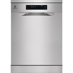   Electrolux ESS47420SX Szabadonálló mosogatógép 13 teríték, 10 L fogyasztás, 8 program,  44 db zajszint, C energiaosztály, Alsó evőeszköztartó kosár, 60 cm, Digit. kijelző