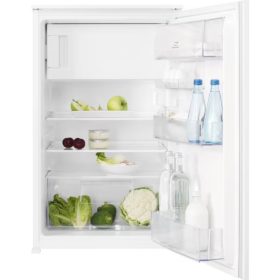   Electrolux LFB2AE88S Beépíthető Egyajtós hűtőszekrény fagyasztóval, F,109L/14L,Nofrost nélkül,37 dB,Szél: 54.8 cm,Mag: 87.3 cm,