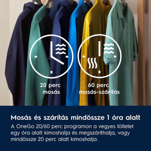 Electrolux EW7W4492E Elöltöltős mosógép A,9 kg,Normál mélység,1400 ford/perc,72 dB,Inverter motorral,Gőzfunkcióval