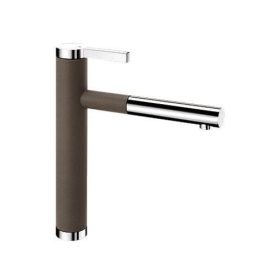   Blanco LINEE-S Silgránit-K Kávé színű-K Gránit - króm csaptelep (518445)