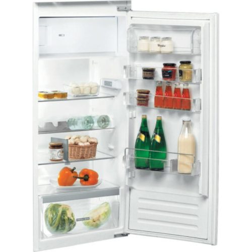 Whirlpool ARG 86122 Beépíthető Egyajtós hűtőszekrény fagyasztóval, E,171L/18L,Nofrost nélkül,36 dB,Szél: 54 cm,