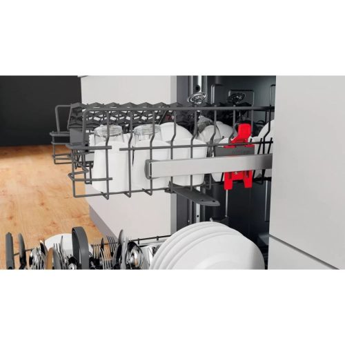 Whirlpool WSBC 3M27 X Beépíthető mosogatógép, 10 teríték,9 L,6 prog.,47 dB,E,Alsó kosár,45 cm,Digit.kijelző,Automatikus ajtó