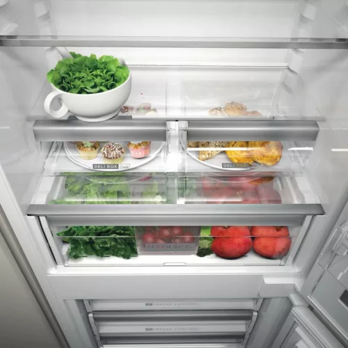 Whirlpool SP40 812 EU 2Beépíthető Alulfagyasztós hűtőszekrény, E,300L/101L,Nofrost nélkül,35 dB,Szél: 69 cm,