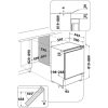 Whirlpool WBUFZ011 Beépíthető fagyasztószekrény, bútorlap nélkül E Energiaosztály, Fagyasztó: 91L, Nofrost nélkül, Zajszint: 41 dB, Szél: 59.6 cm, Mag: 81.5 cm,