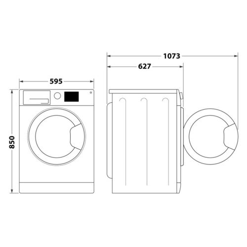 Whirlpool FFD 9469 SBSV EU EU Elöltöltős mosógép A,9 kg,Normál mélység,1351 ford/perc,78 dB,Inverter motor nélkül,Gőzfunkcióval