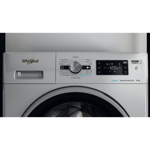 Whirlpool FFD 9469 SBSV EU EU Elöltöltős mosógép A,9 kg,Normál mélység,1351 ford/perc,78 dB,Inverter motor nélkül,Gőzfunkcióval