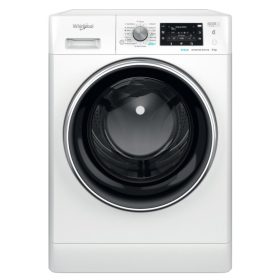   Whirlpool FFD 9489 BCV EE Elöltöltős gőzfunkciós mosógép A Energiaosztály, 9 kg, Normál mélység, 1351 fordulat/perc, Centrifugálási zajszint: 78 dB, Inverter motorral, Gőzfunkcióval