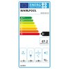 Whirlpool WCN 65 FLX Standard páraelszívó LED világítás 1 db motor,270 m3/h,54-68 dB,60 cm széles,D