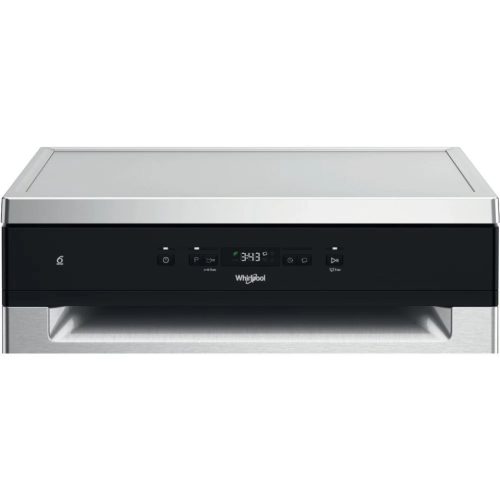 Whirlpool W2F HD624 X Szabadonálló mosogatógép 14 teríték,9.5 L,9 prog.,44 dB,E,Alsó evőeszk.,60 cm,Digit.kijelző,Autom.ajtónyit.