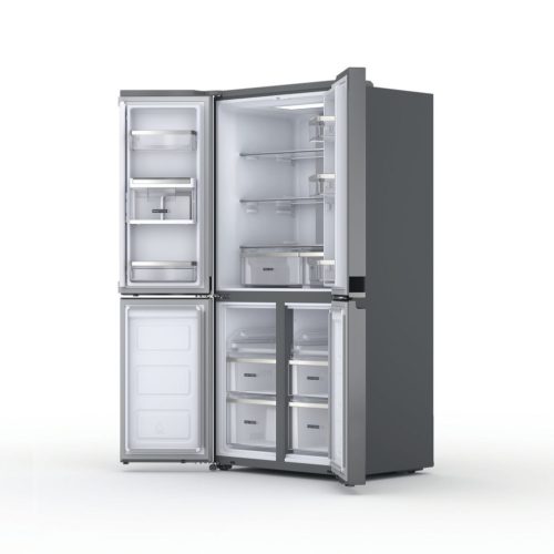 Whirlpool WQ9 U2L EF 4 ajtós hűtőszekrény fagyasztóval E,388L/206L,Nofrost,36 dB,Szél: 90.9 cm,Mag: 187.4 cm,Mély: 69.8 cm